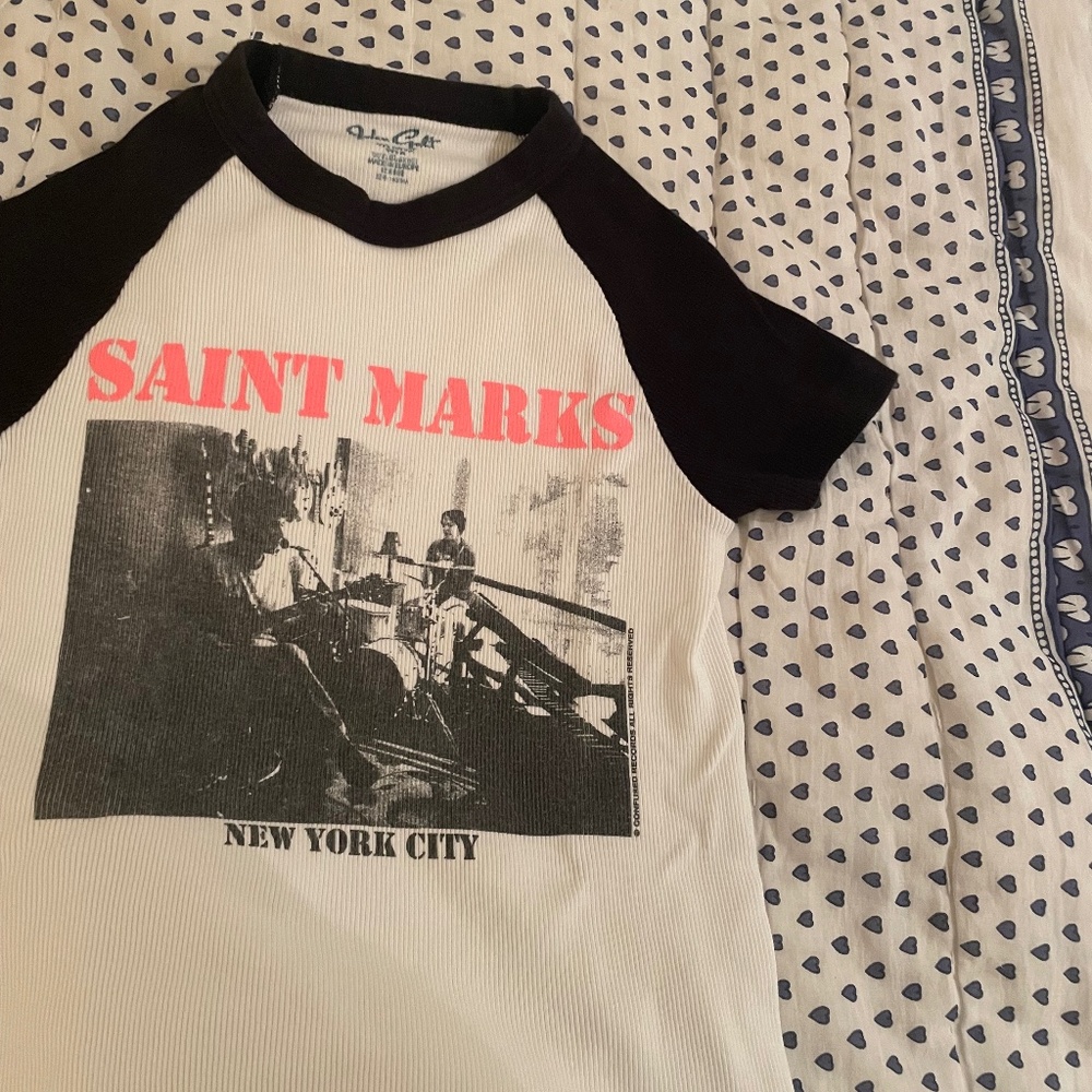 John Galt ribbed baby tee